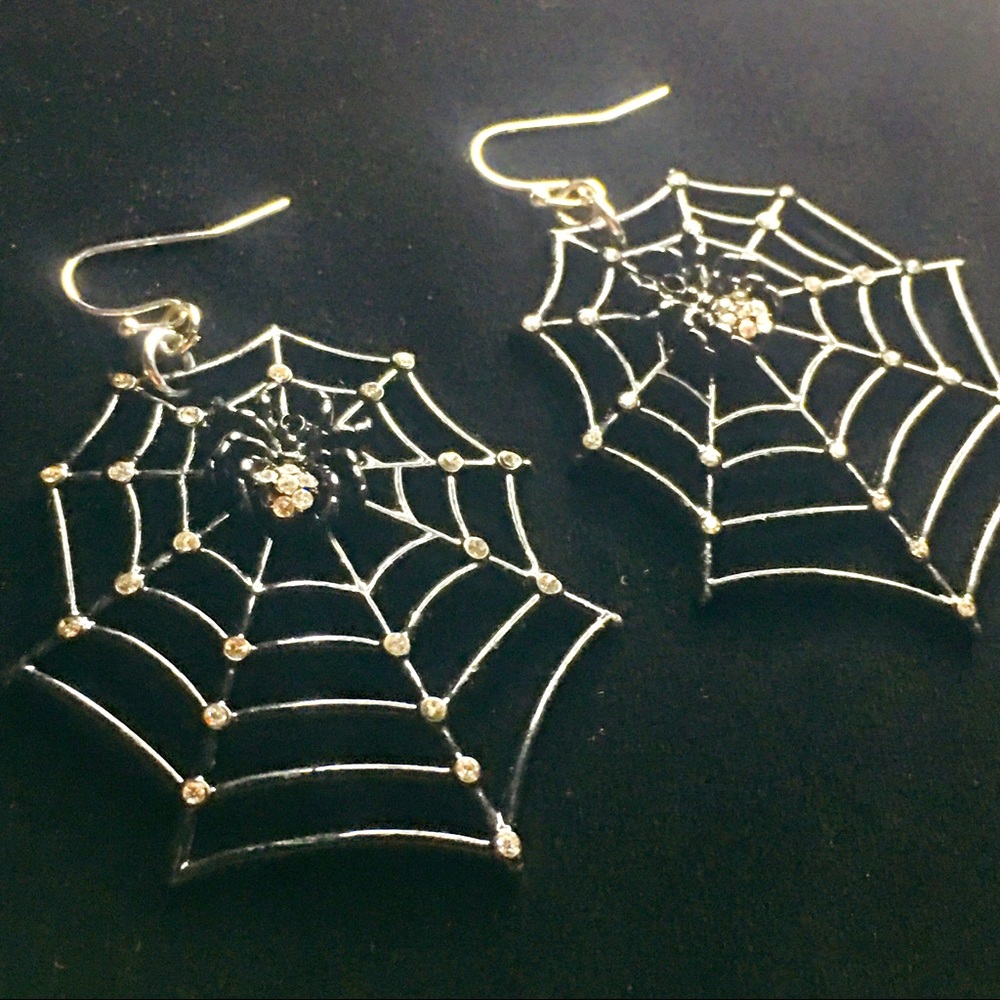 NWT Spiderweb Earrings